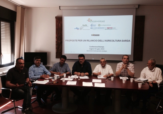 Conferenza stampa Agrinsieme Sardegna