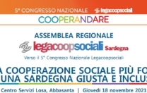 Assemblea Legacoopsociali Sardegna 18 novembre Assemblea Legacoopsociali Sardegna 18 novembre