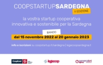 Pubblicato il bando Coopstartup Sardegna II edizione