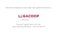 Legacoop Sardegna, il 7 aprile Direzione Regionale seminariale sul tema del lavoro ad Oristano